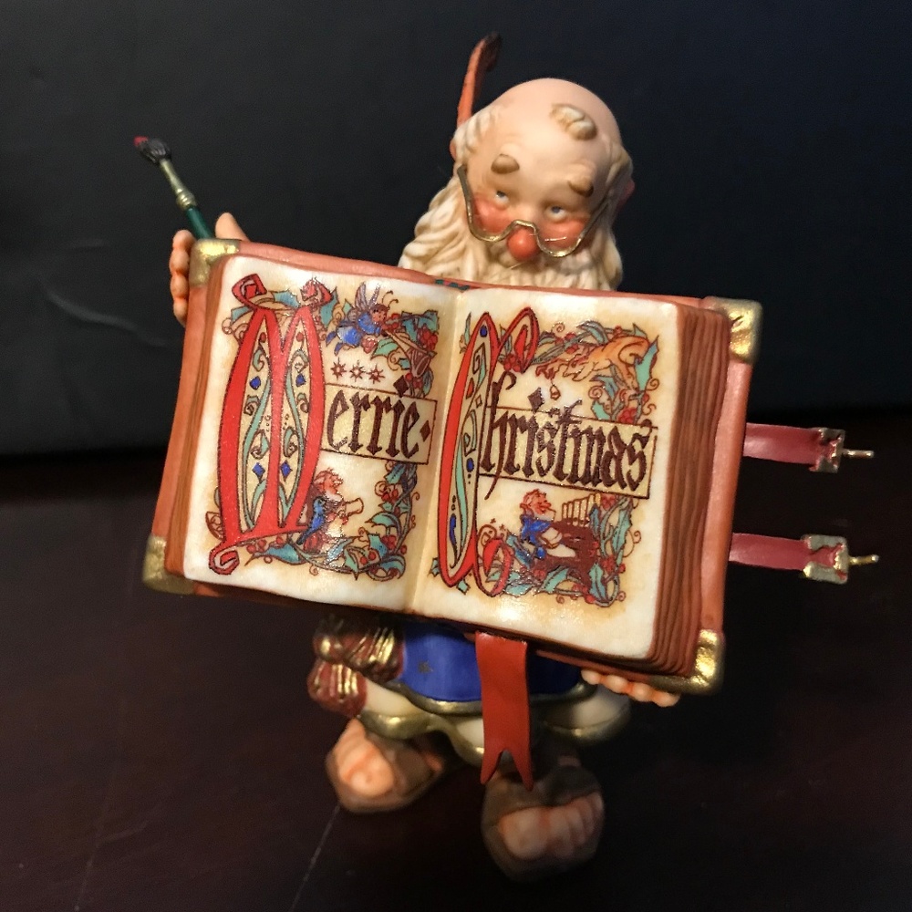 Christmas Scrivner Figurine
